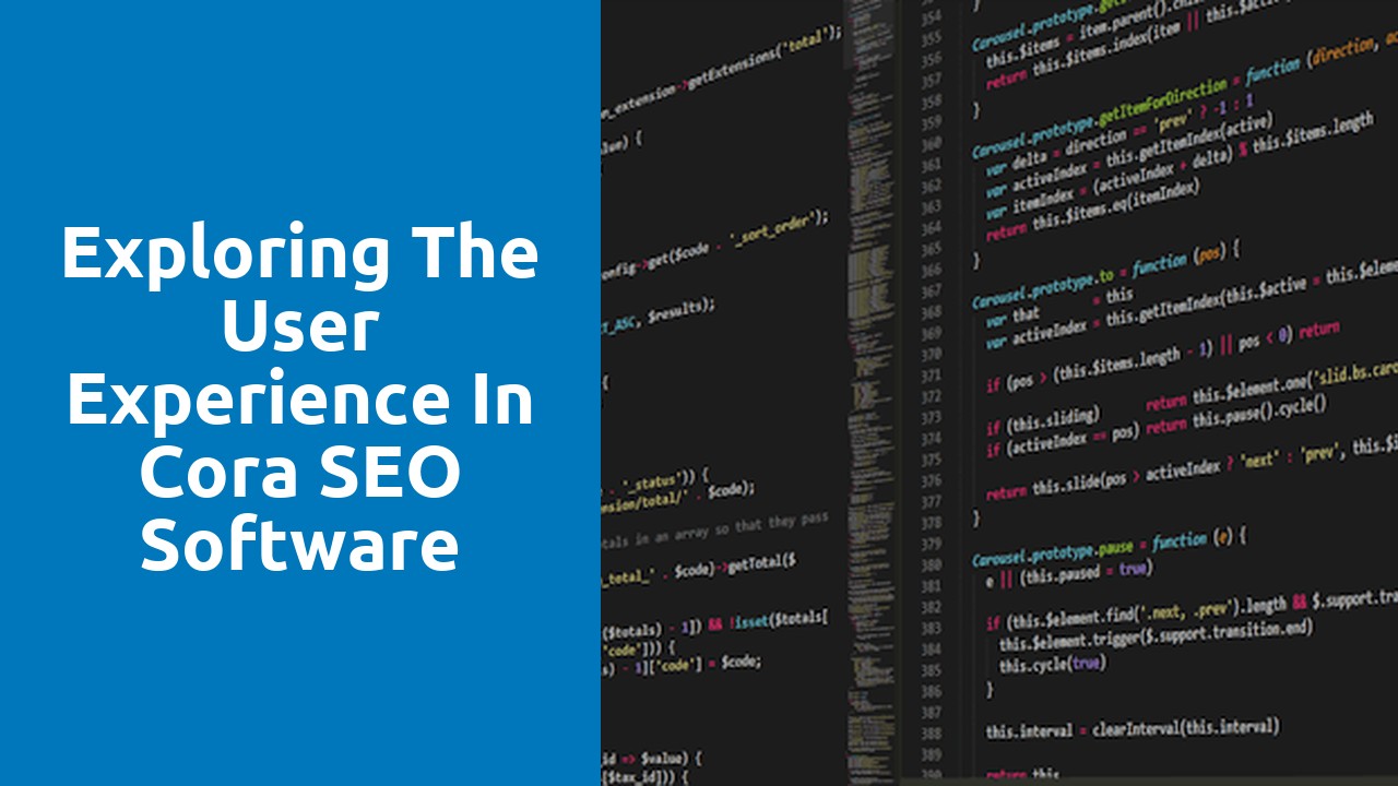 Exploring the User Experience in Cora SEO Software