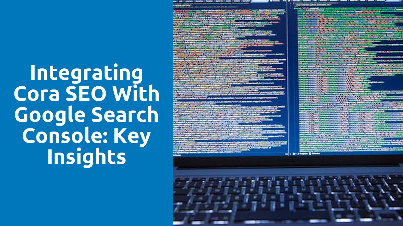 Integrating Cora SEO with Google Search Console: Key Insights