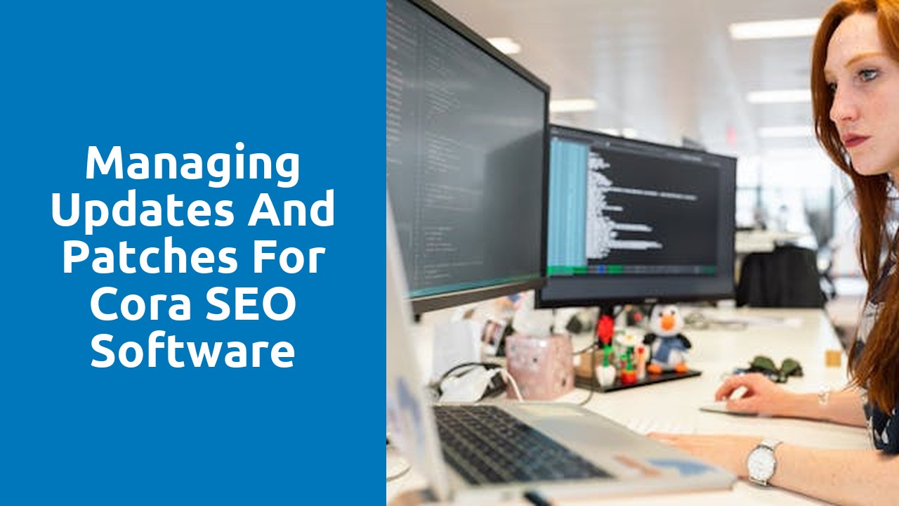 Managing updates and patches for Cora SEO software